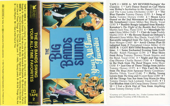 Various - The Big Bands Swing Your All Time Favorites (4xCass, Comp, RM + Box) (Near Mint (NM or M-)) - Image 3