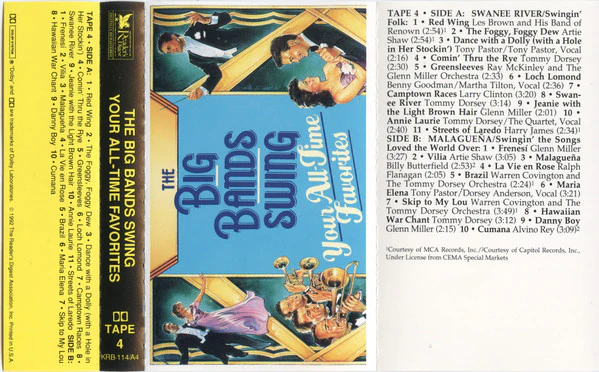 Various - The Big Bands Swing Your All Time Favorites (4xCass, Comp, RM + Box) (Near Mint (NM or M-)) - Image 5