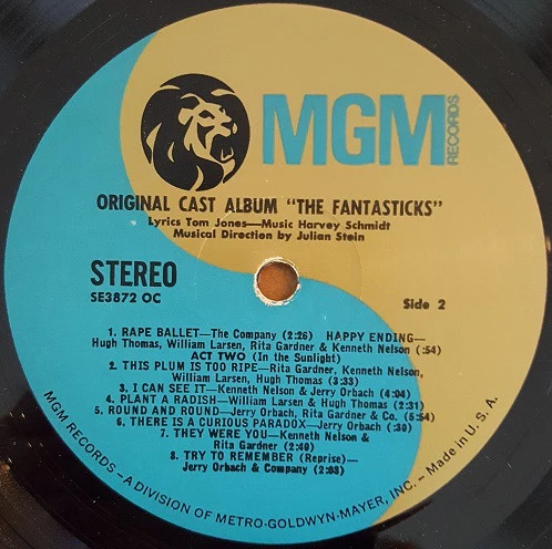 Various - The Fantasticks (LP, Album, RE) (Very Good (VG)) - Image 5