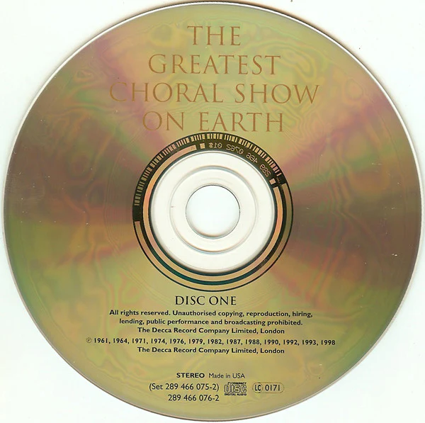 Various - The Greatest Choral Show On Earth (2xCD, Comp) (Near Mint (NM or M-)) - Image 3