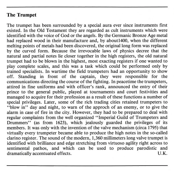 Various - The Instruments Of Classical Music, Vol.3: The Trumpet (CD, Comp) (Very Good Plus (VG+)) - Image 3