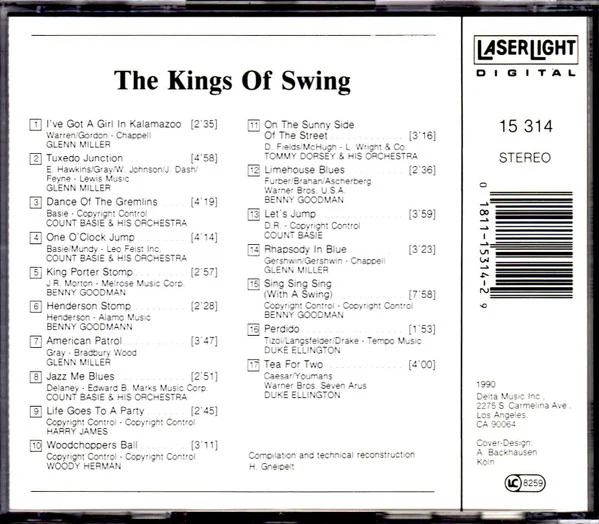 Various - The Kings Of Swing (CD, Comp, Mono) (Near Mint (NM or M-)) - Image 2