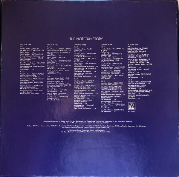 Various - The Motown Story (5xLP, Comp, Ltd + Box, RP) (Mint (M)) - Image 2