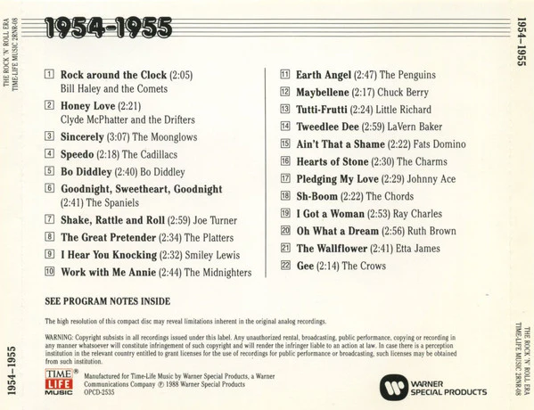 Various - The Rock’N’Roll Era 1954-1955 (CD, Comp, RM) (Near Mint (NM or M-)) - Image 2