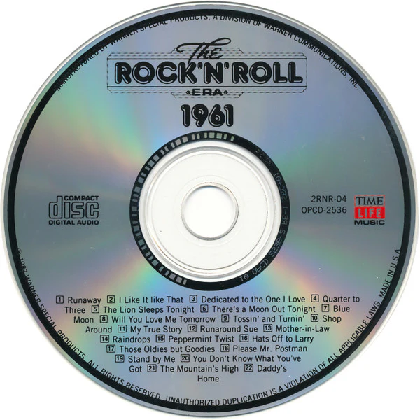 Various - The Rock 'N' Roll Era 1961 (CD, Comp, RE, RM) (Near Mint (NM or M-)) - Image 3