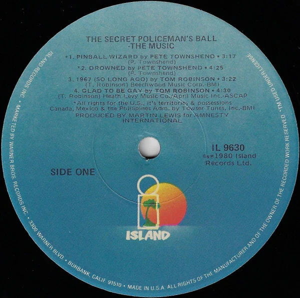 Various - The Secret Policeman's Ball (The Music) (LP, Album, Jac) (Very Good Plus (VG+)) - Image 3