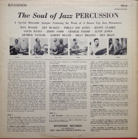 Various - The Soul Of Jazz Percussion (LP, Smplr) (Very Good Plus (VG+)) - Image 2