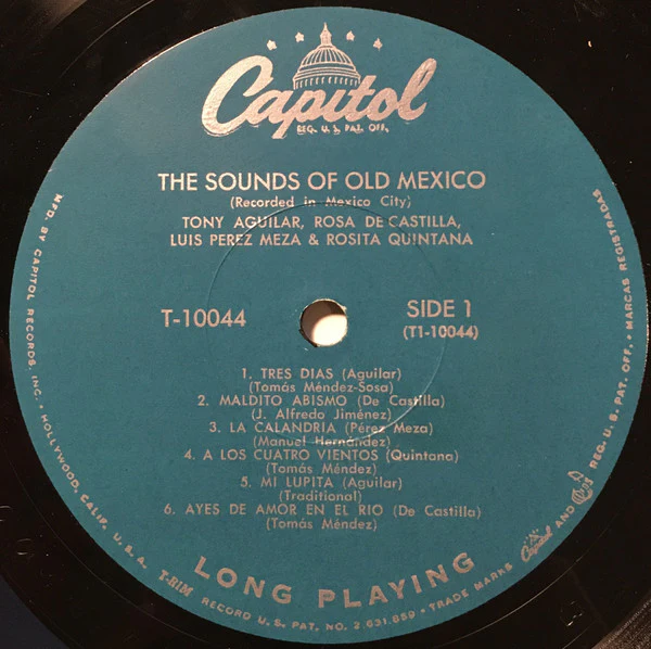 Various - The Sounds Of Old Mexico! (LP, Album, Comp, Mono, Tur) (Very Good (VG)) - Image 3