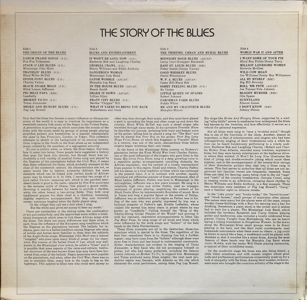 Various - The Story Of The Blues (2xLP, Comp, Mono, RP) (Near Mint (NM or M-)) - Image 2