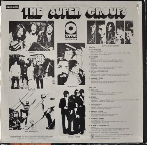 Various - The Super Groups (LP, Comp, CT) (Good Plus (G+)) - Image 2