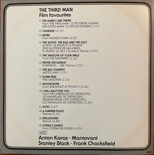 Various - The Third Man (CD) (Near Mint (NM or M-)) - Image 5