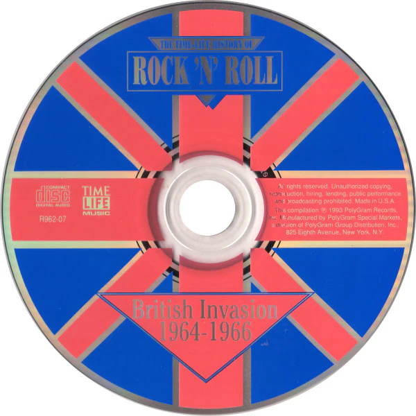 Various - The Time-Life History Of Rock 'N' Roll - The British Invasion 1964-1966 (CD, Comp) (Near Mint (NM or M-)) - Image 3