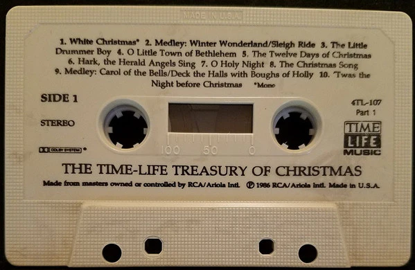 Various - The Time-Life Treasury Of Christmas (2xCass, Comp, Dol) (Mint (M)) - Image 2