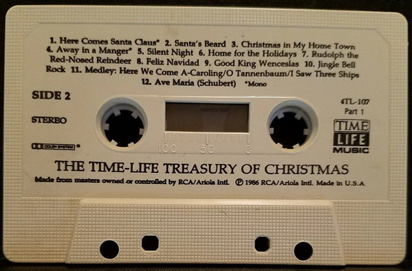 Various - The Time-Life Treasury Of Christmas (2xCass, Comp, Dol) (Mint (M)) - Image 3