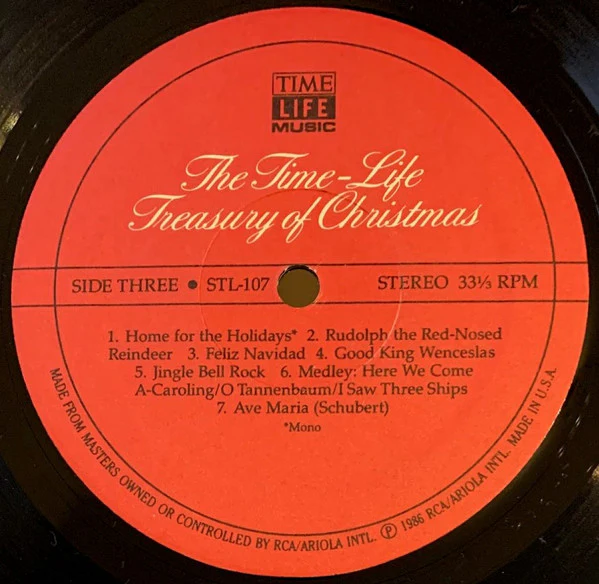 Various - The Time-Life Treasury Of Christmas (3xLP, Comp) (Mint (M)) - Image 5