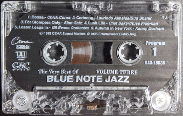 Various - The Very Best Of Blue Note Jazz - Volume Three (Cass, Comp, Dol) (Near Mint (NM or M-)) - Image 2
