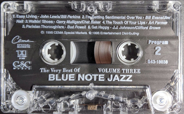 Various - The Very Best Of Blue Note Jazz - Volume Three (Cass, Comp, Dol) (Near Mint (NM or M-)) - Image 3