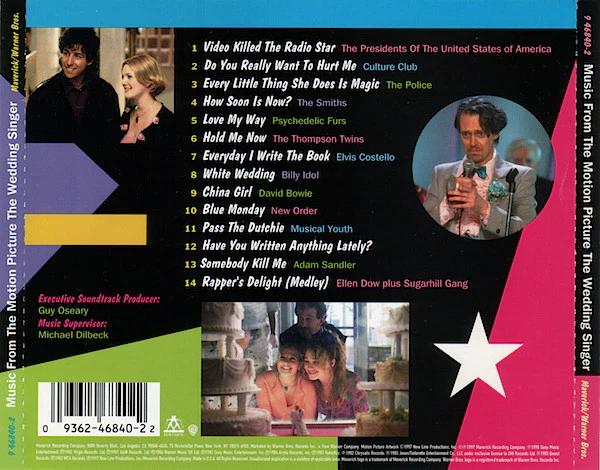 Various - The Wedding Singer (Music From The Motion Picture) (CD, Comp) (Very Good Plus (VG+)) - Image 4