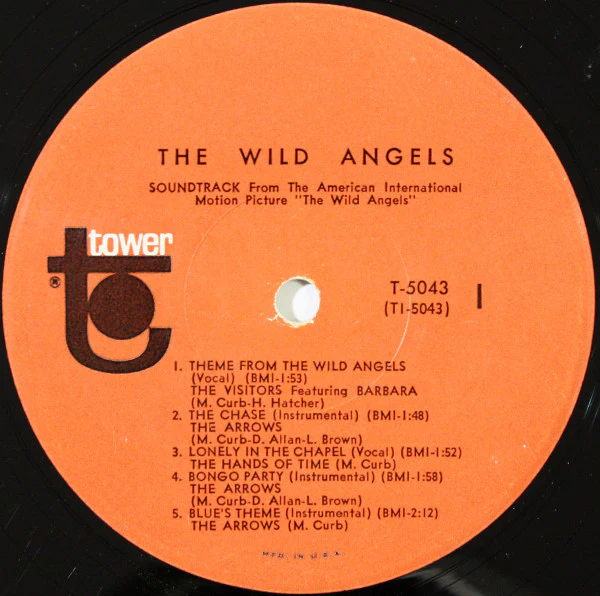 Various - The Wild Angels (LP, Album, Mono, Scr) (Good Plus (G+)) - Image 3