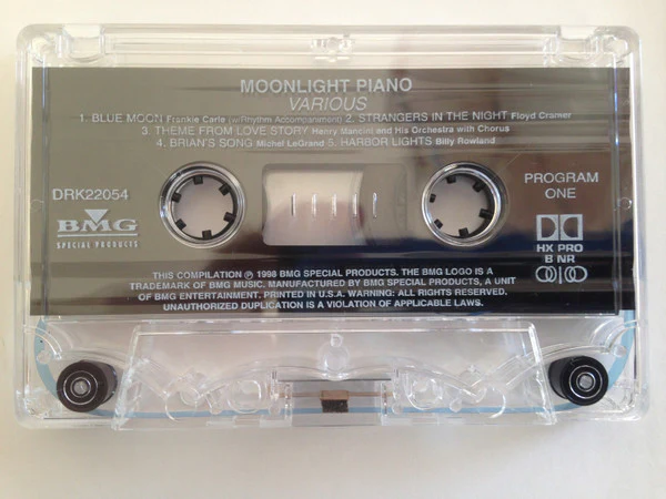 Various - Timeless Piano Favorites: Moonlight Piano: Cass 2 (Cass, Comp) (Near Mint (NM or M-)) - Image 3