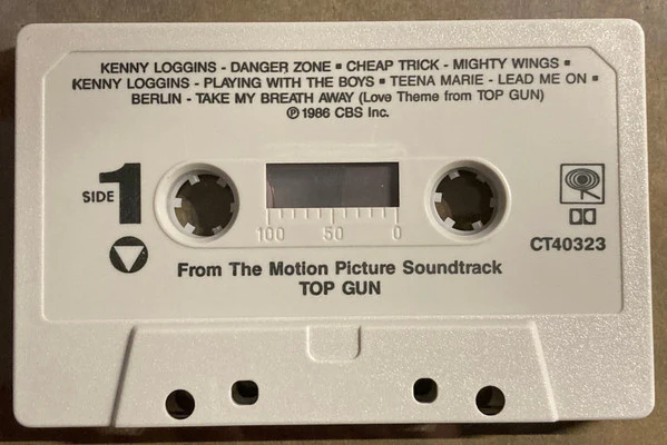 Various - Top Gun (Original Motion Picture Soundtrack) (Cass, Album, Dol) (Very Good Plus (VG+)) - Image 2