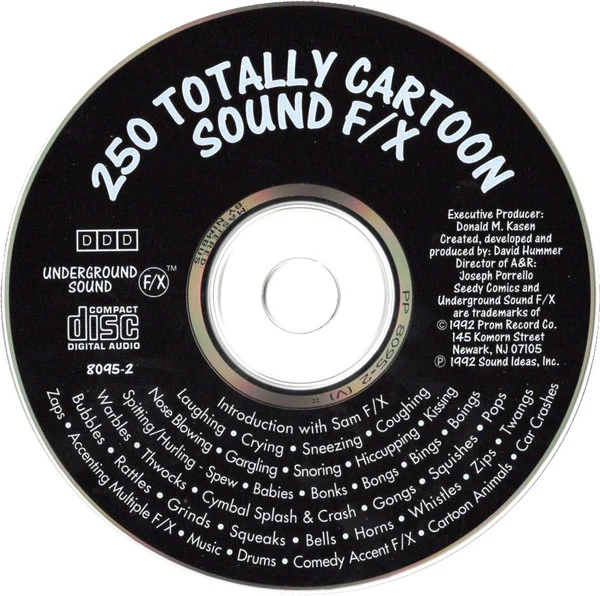 Various - Totally Cartoon Sound F/X (CD-ROM, Comp, DDD) (Near Mint (NM or M-)) - Image 3
