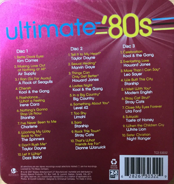 Various - Ultimate '80s Collector's Edition (3xCD, Comp) (Near Mint (NM or M-)) - Image 2