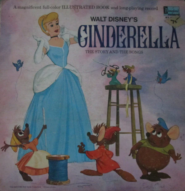 Various - Walt Disney's Cinderella (LP, Album, RE, Gat) (Very Good Plus (VG+))