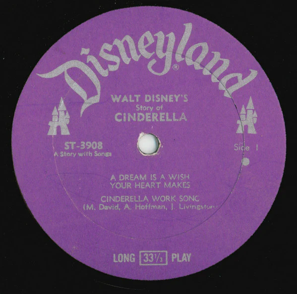 Various - Walt Disney's Cinderella (LP, Album, RE, Gat) (Very Good Plus (VG+)) - Image 3