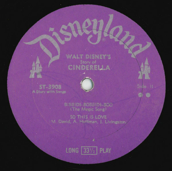 Various - Walt Disney's Cinderella (LP, Album, RE, Gat) (Very Good Plus (VG+)) - Image 4
