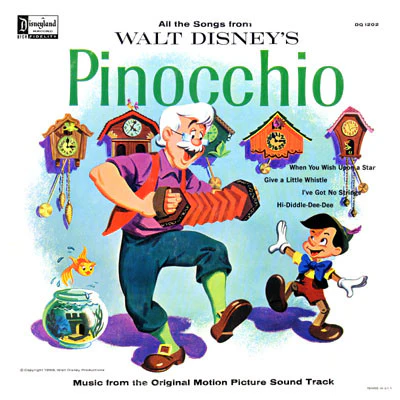 Various - Walt Disney's Pinocchio (LP, Album, RE) (Very Good Plus (VG+))