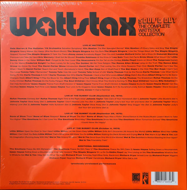 Various - Wattstax '72 Soul'd Out (The Complete Wattstax Collection) (12xCD + Box, Ltd) (Mint (M)) NEW & SEALED - Image 2