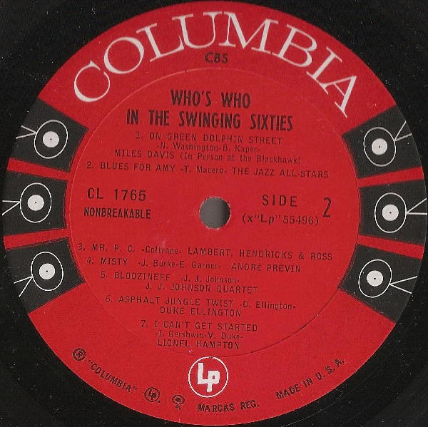 Various - Who's Who In The Swinging Sixties (LP, Comp, Mono) (Near Mint (NM or M-)) - Image 4