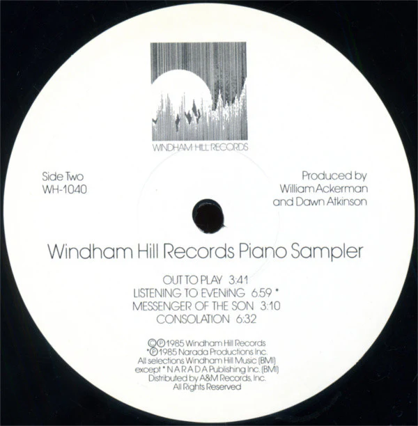 Various - Windham Hill Records Piano Sampler (LP, Album, Smplr, EMW) (Near Mint (NM or M-)) - Image 4
