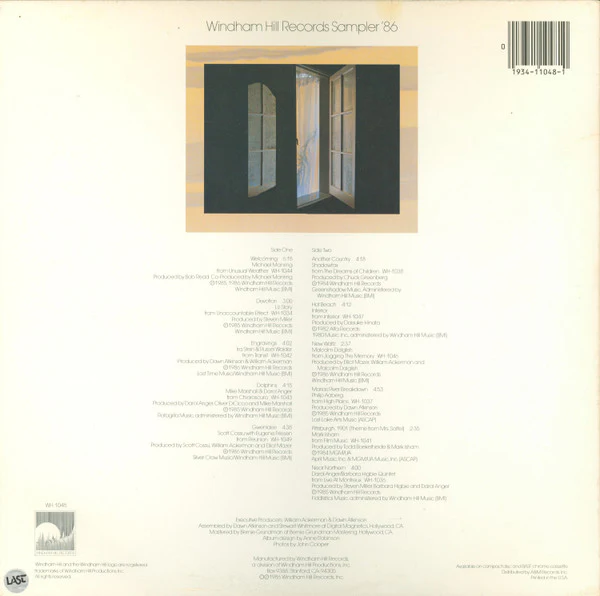 Various - Windham Hill Records Sampler '86 (LP, RE, Smplr, EMW) (Near Mint (NM or M-)) - Image 2