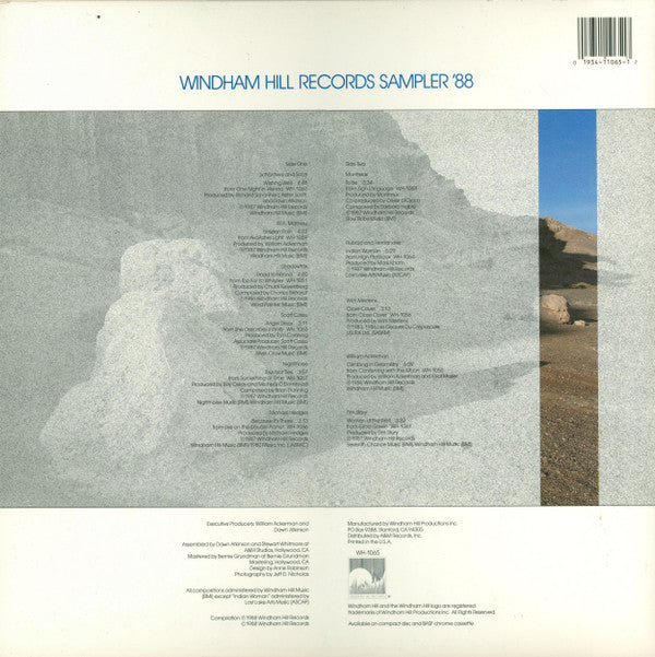 Various - Windham Hill Records Sampler '88 (LP, Smplr) (Near Mint (NM or M-)) - Image 2