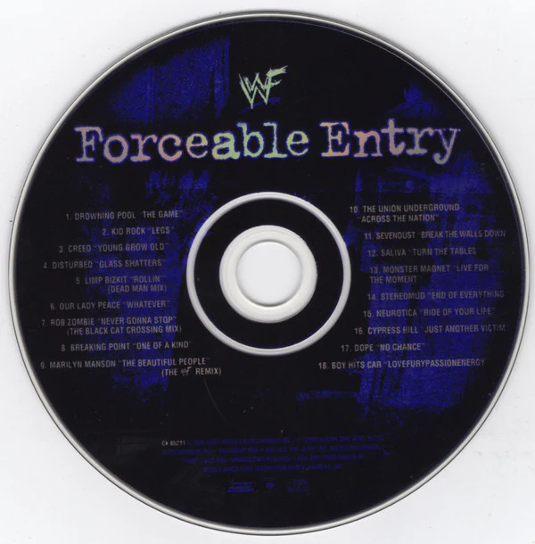 Various - WWF Forceable Entry (CD, Comp) (Near Mint (NM or M-)) - Image 3