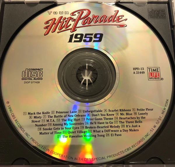 Various - Your Hit Parade 1959 (CD, Comp, RM) (Near Mint (NM or M-)) - Image 3