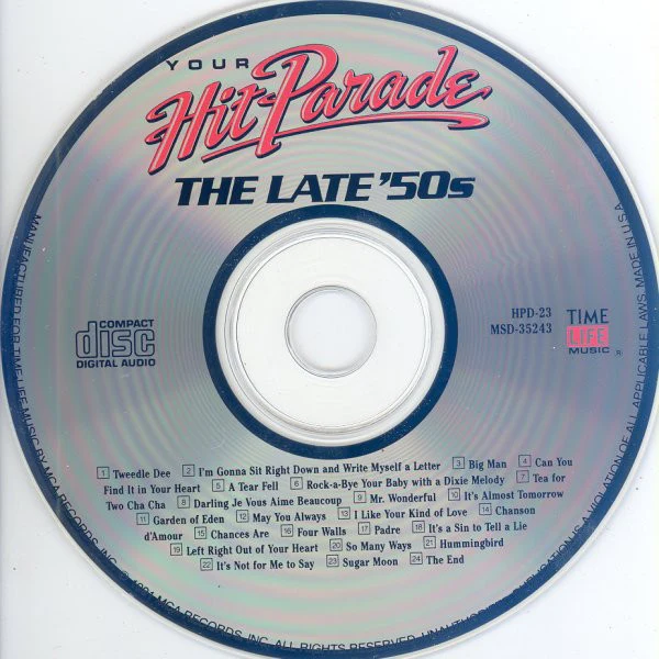 Various - Your Hit Parade - The Late '50s (CD, Comp) (Near Mint (NM or M-)) - Image 3