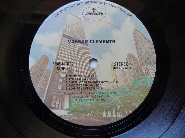Vassar Clements - Vassar Clements (LP, Album, San) (Very Good (VG)) - Image 3