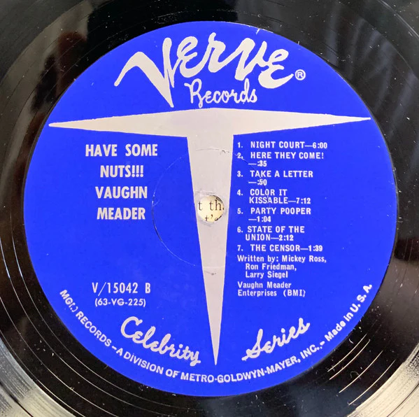 Vaughn Meader - Have Some Nuts!!! (LP, Album, MGM) (Near Mint (NM or M-)) - Image 4