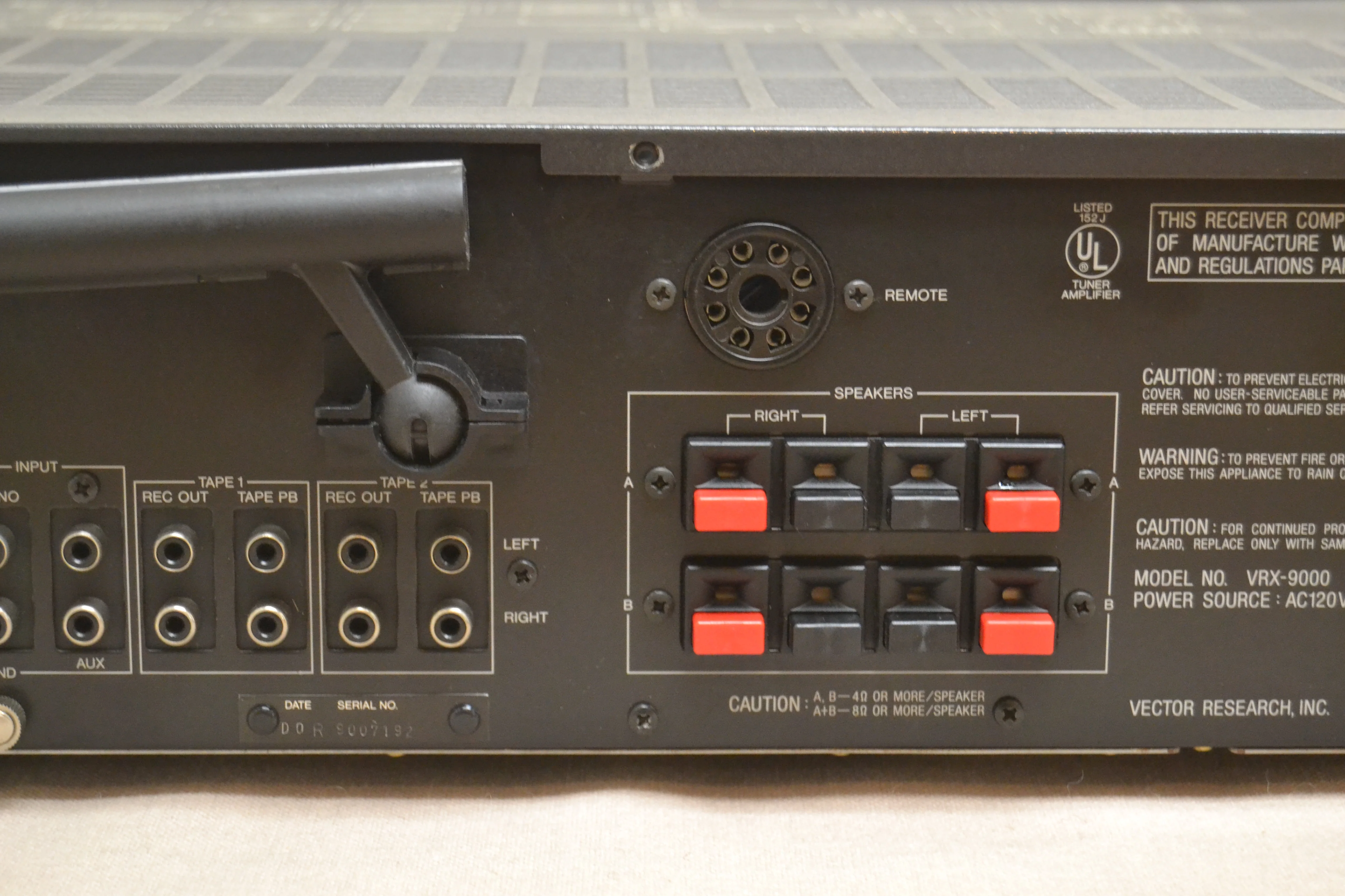 Vector Research VRX-9000 Stereo Receiver * 80W RMS * 1980 - Image 13