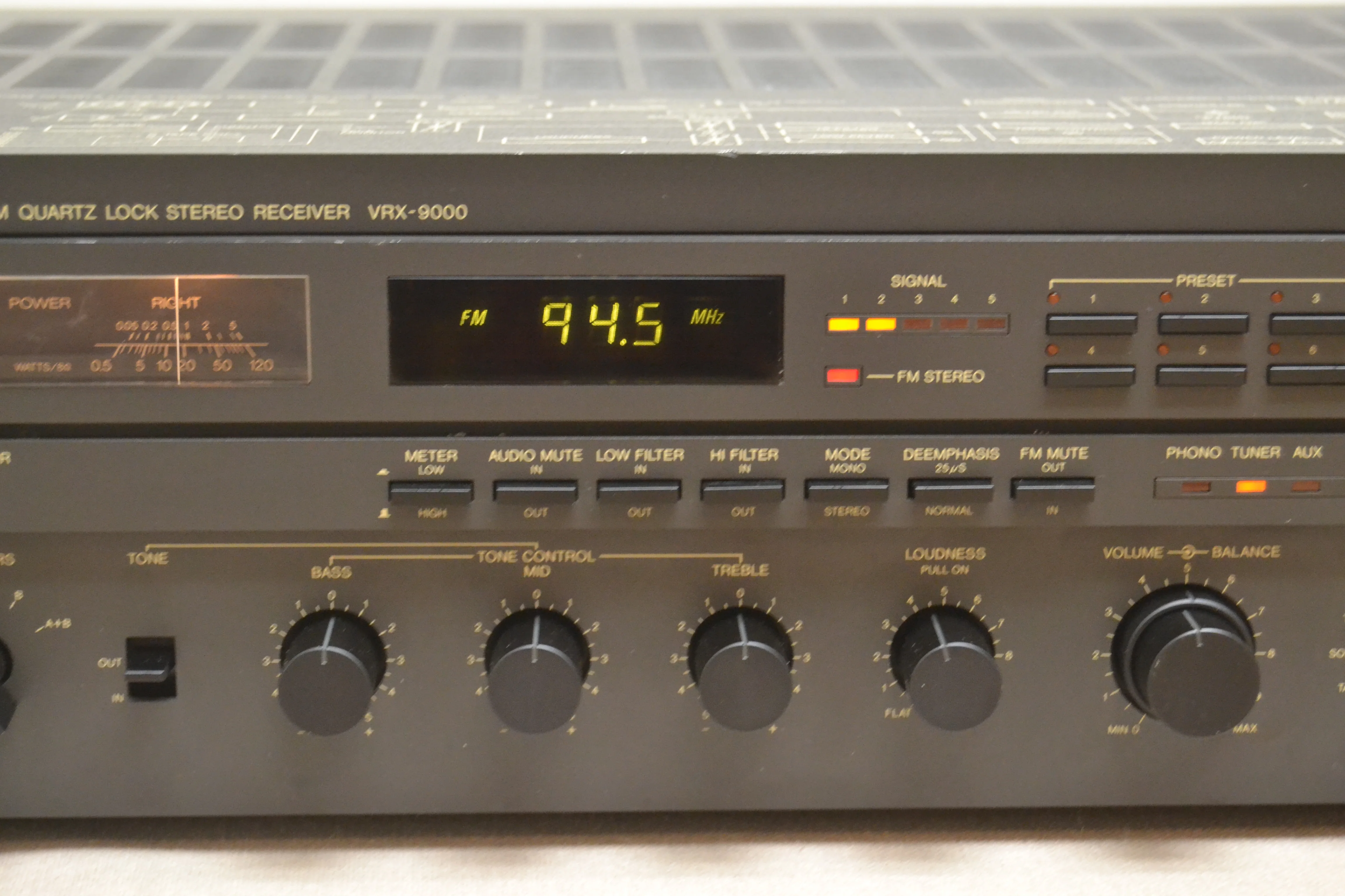 Vector Research VRX-9000 Stereo Receiver * 80W RMS * 1980 - Image 3