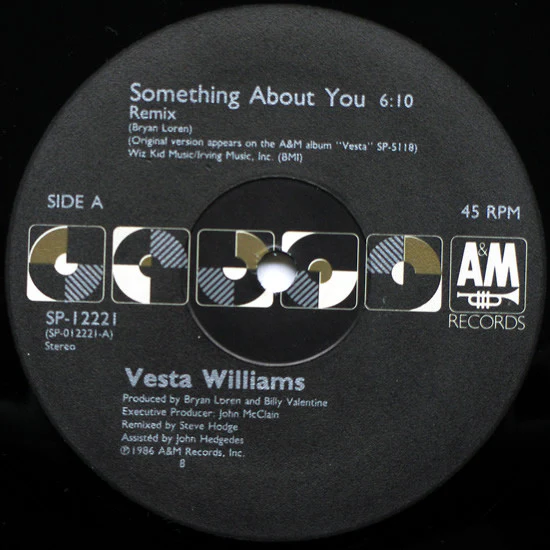 Vesta Williams - Something About You (12") (Very Good Plus (VG+)) - Image 3
