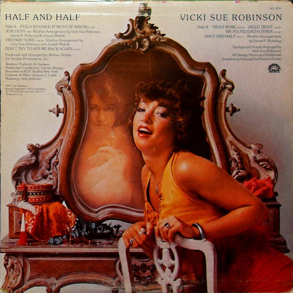 Vicki Sue Robinson - Half And Half (LP, Album) (Very Good Plus (VG+)) - Image 2