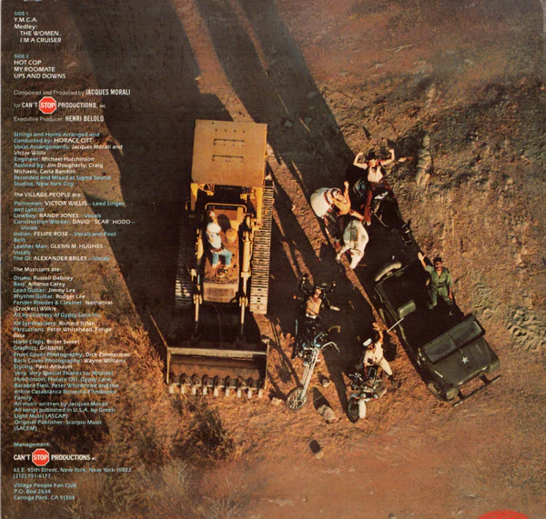 Village People - Cruisin' (LP, Album, SRC) (Very Good (VG)) - Image 2