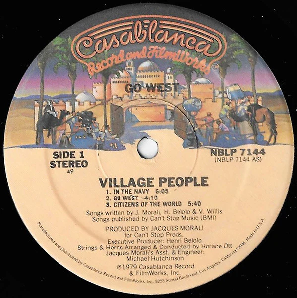 Village People - Go West (LP, Album, 49-) (Very Good Plus (VG+)) - Image 3