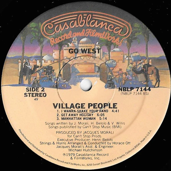 Village People - Go West (LP, Album, 49-) (Very Good Plus (VG+)) - Image 4