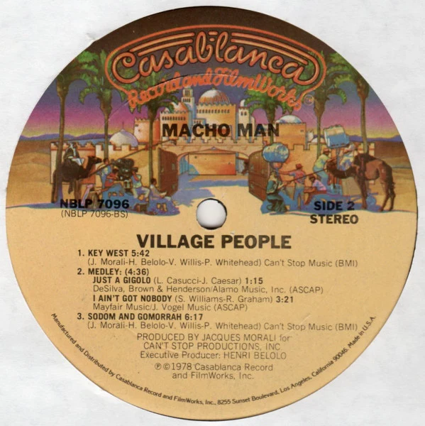 Village People - Macho Man (LP, Album, Pit) (Near Mint (NM or M-)) - Image 4