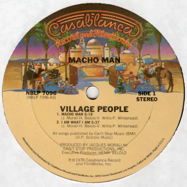 Village People - Macho Man (LP, Album, Pit) (Very Good Plus (VG+)) - Image 3